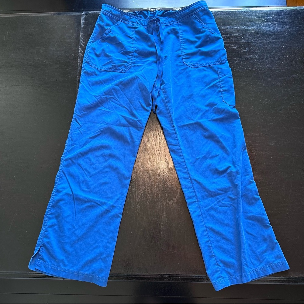 Greys Anatomy Large Blue Scrubs Work Pants Doctor Nurse
